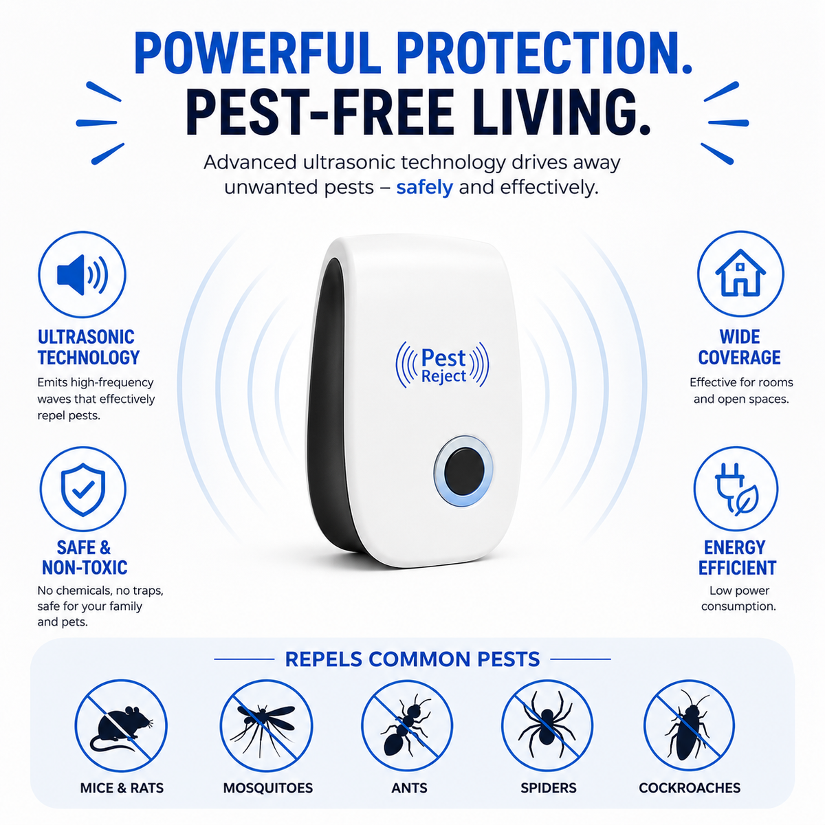 Emde PureGuard Ultrasonic Pest Repeller