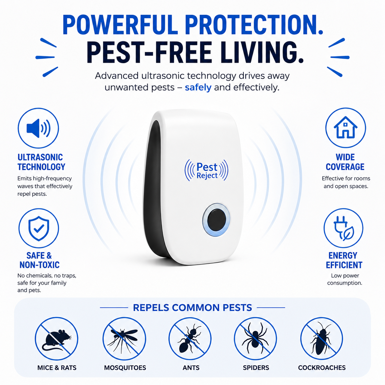 Emde PureGuard Ultrasonic Pest Repeller