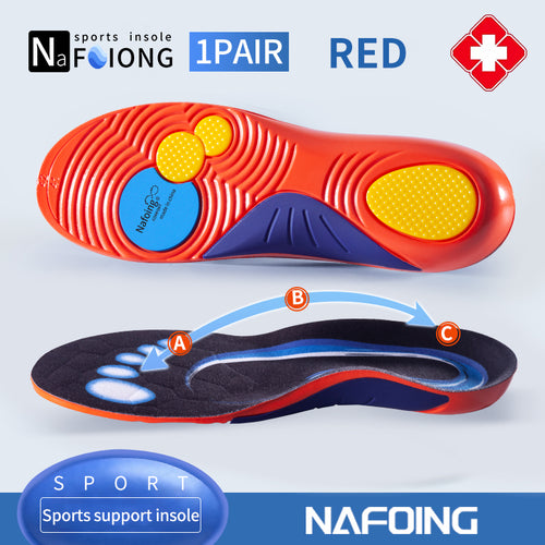 Arch Support Comfort Insoles — TPU Shock-Absorbing Cushioned Inserts