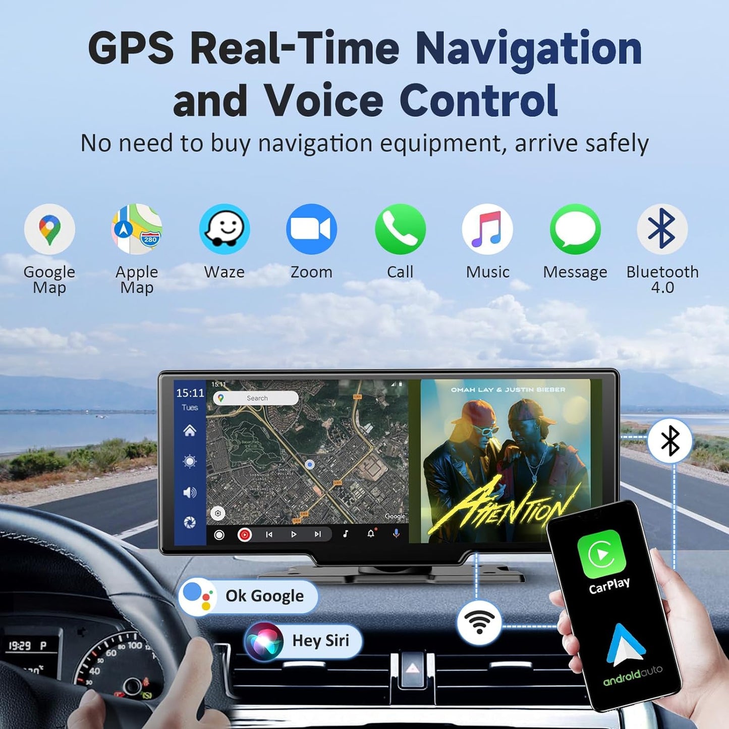 Emde SmartDash CarPlay & Android Auto Display