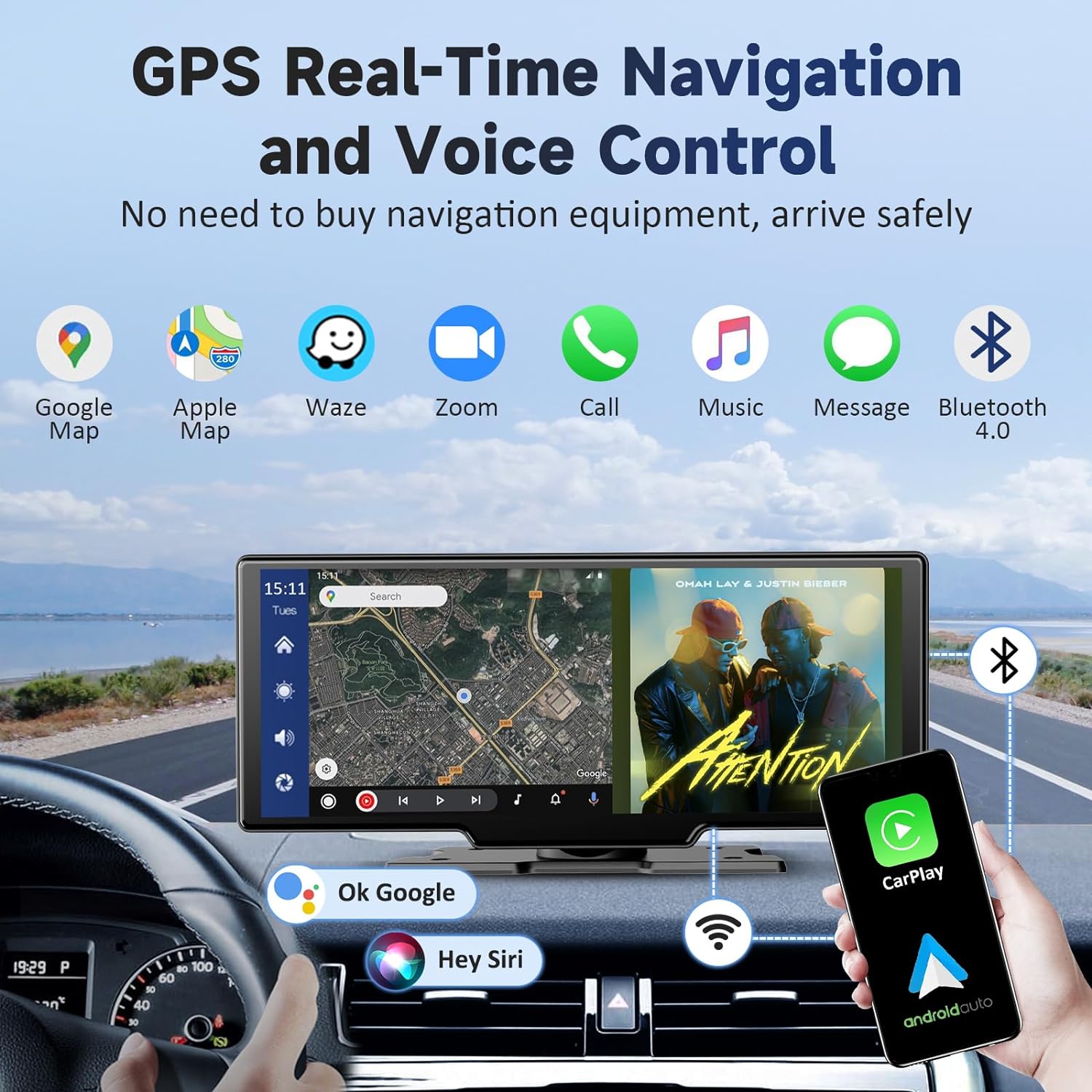 Emde SmartDash CarPlay & Android Auto Display