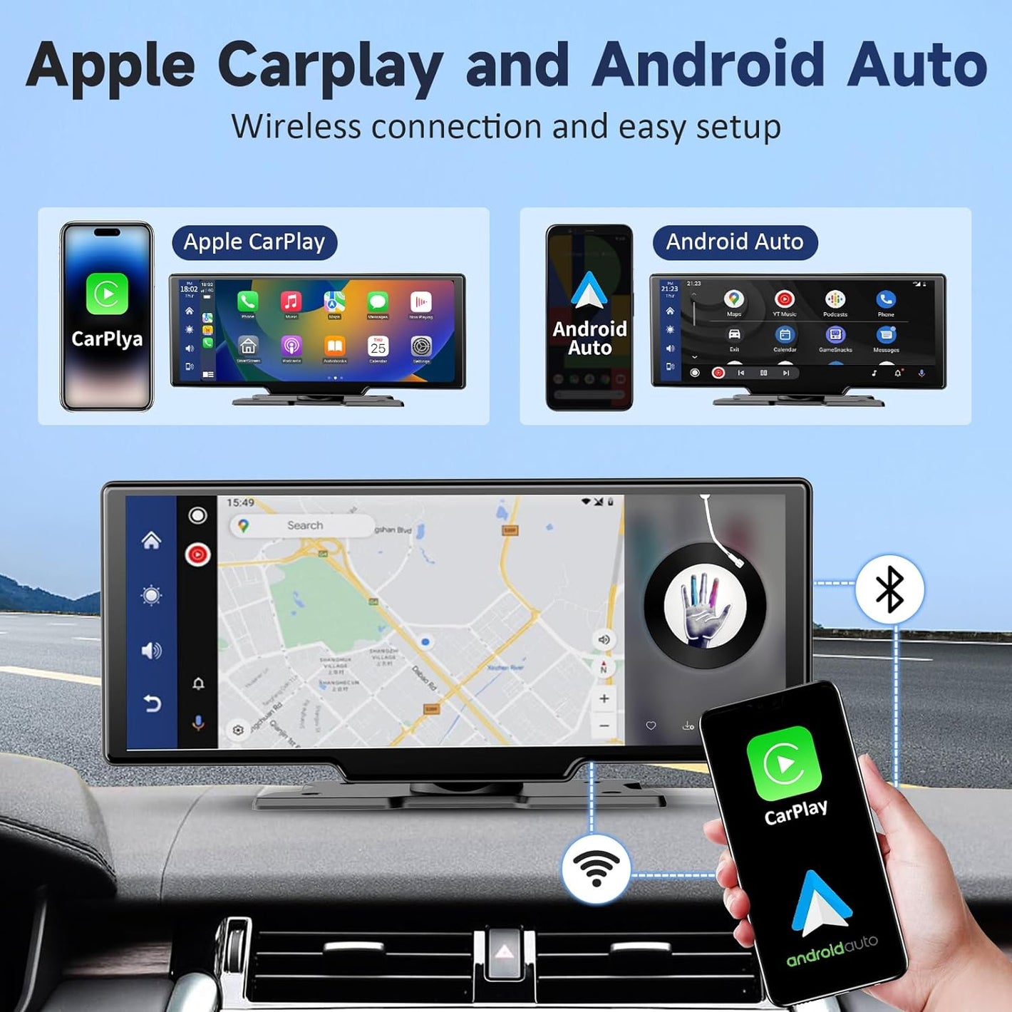 Emde SmartDash CarPlay & Android Auto Display